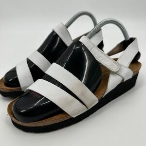 NAOT Womens Leather Adjustable Strap Sandals Comfort Walking Shoes Size‎ 40 L9